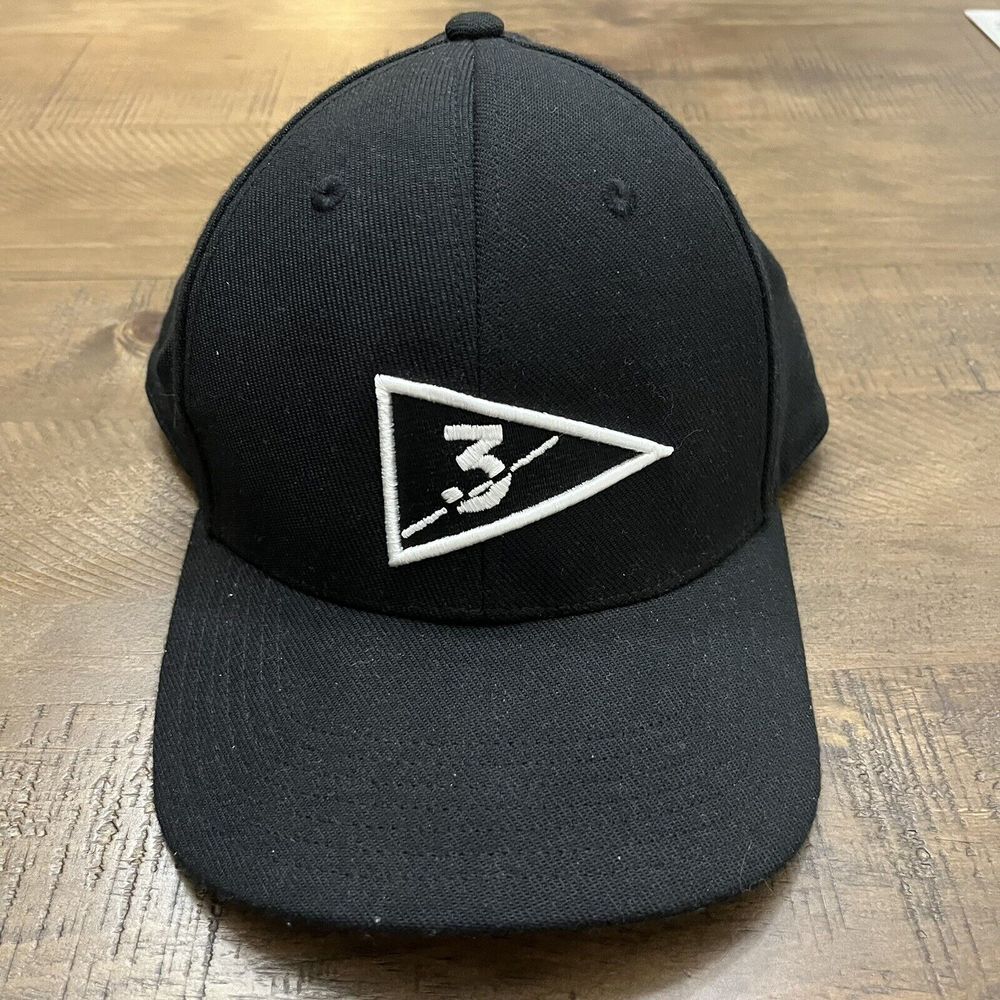 Adidas Rare Black 3 Flag Embroidered‎ Adjustable Snapback Cap Golf Hat Out Stock